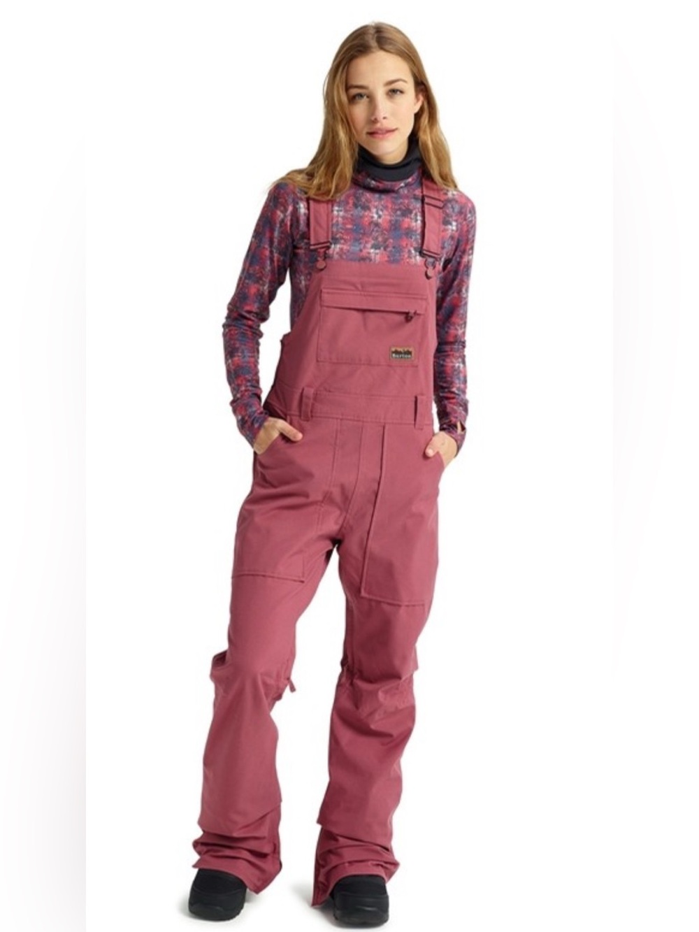 NWT Burton Snowboards Avalon Bib (Rose Brown) Size XL